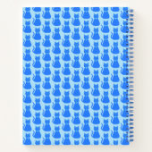 Niedlich Blue Baby Boy Cat Custom Notizblock (Rückseite)