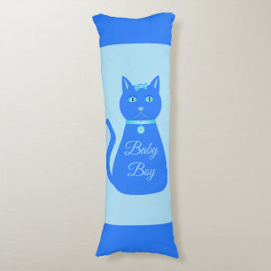Niedlich Blue Baby Boy Cat Custom Seitenschläferkissen