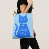Niedlich Blue Baby Boy Cat Custom Tasche (Von Nahem)
