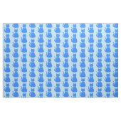 Niedlich Blue Baby Boy Cat Gemustert Stoff (Fat Quarter (45,7 x 55,9 cm))