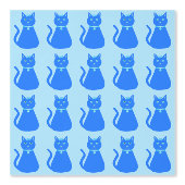 Niedlich Blue Baby Boy Cat Gemustert Tapete (Vorderseite)