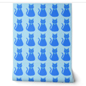 Niedlich Blue Baby Boy Cat Gemustert Tapete (Abrollen)