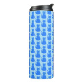 Niedlich Blue Baby Boy Cat Gemustert Thermosbecher (Nach links gedreht)