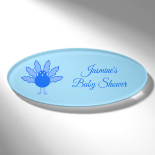 Niedlich Blue Baby Boy Erntedank Türkei Babydusche Namenschild