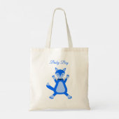 Niedlich Blue Baby Boy Fox Custom Tragetasche (Rückseite)