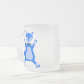 Niedlich Blue Baby Boy Fox Mattglastasse (Vorderseite Links)