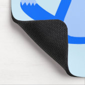 Niedlich Blue Baby Boy Fox Mousepad (Ecke)