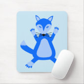 Niedlich Blue Baby Boy Fox Mousepad (Mit Mouse)