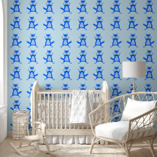 Niedlich Blue Baby Boy Fox Tapete