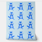 Niedlich Blue Baby Boy Fox Tapete (Abrollen)