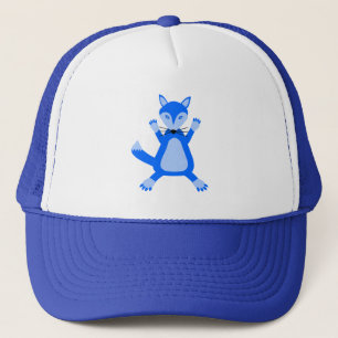 Niedlich Blue Baby Boy Fox Truckerkappe