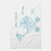 Niedlich Blue Baby Boy Geschirrtuch (Vertikal)