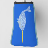Niedlich Blue Baby Boy Narwhal Golf Headcover (Rotieren 90)