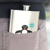 Niedlich Blue Baby Boy Pemguin Flasks Flachmann (Beispiel)