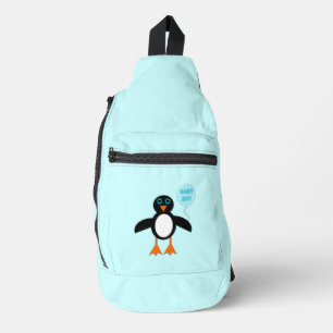 Niedlich Blue Baby Boy Penguin Crossbody Bag