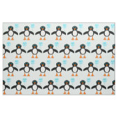 Niedlich Blue Baby Boy Penguin Gemustertes Gewebe Stoff (Fat Quarter (45,7 x 55,9 cm))