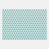 Niedlich Blue Baby Boy Penguin Geschenkpapier Set (Vorderseite 3)