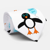 Niedlich Blue Baby Boy Penguin Krawatte (Gerollt)