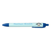 Niedlich Blue Baby Boy Penguin Personalisiert Pen Kugelschreiber (Unterseite)