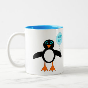 Niedlich Blue Baby Boy Penguin Tasse