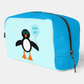 Niedlich Blue Baby Boy Penguin Waschbeutel (Rechte Ecke)