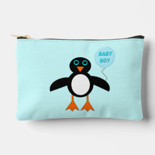 Niedlich Blue Baby Boy Penguin Zubehörtasche