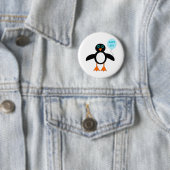 Niedlich Blue Baby Boy Pinguin Button (Beispiel)