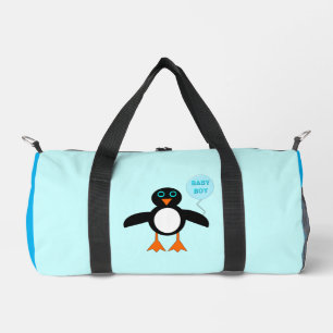 Niedlich Blue Baby Boy Pinguin Diaper Bag Duffle Bag