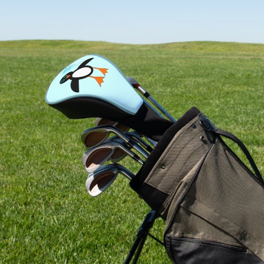 Niedlich Blue Baby Boy Pinguin Golf Driver Cover Golf Headcover (In SItu)