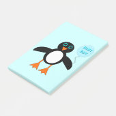 Niedlich Blue Baby Boy Pinguin Post notiert Pad Post-it Klebezettel (angewinkelt)