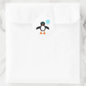 Niedlich Blue Baby Boy Pinguin Stickers (Tasche)