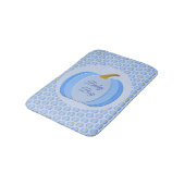 Niedlich Blue Baby Boy Pumpkin Custom Badematte (Schrägansicht)