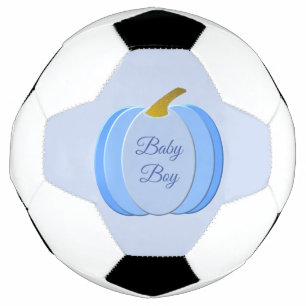 Niedlich Blue Baby Boy Pumpkin Custom Fußball
