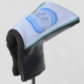 Niedlich Blue Baby Boy Pumpkin Custom Golf Headcover (3/4 Vorderseite)