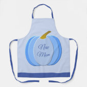 Niedlich Blue Baby Boy Pumpkin Custom Junge Mutter Schürze (Vorderseite)