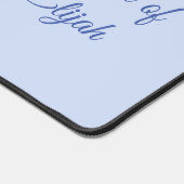 Niedlich Blue Baby Boy Pumpkin Custom Schreibtischunterlage (Ecke)