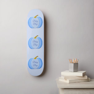 Niedlich Blue Baby Boy Pumpkin Custom Skateboard