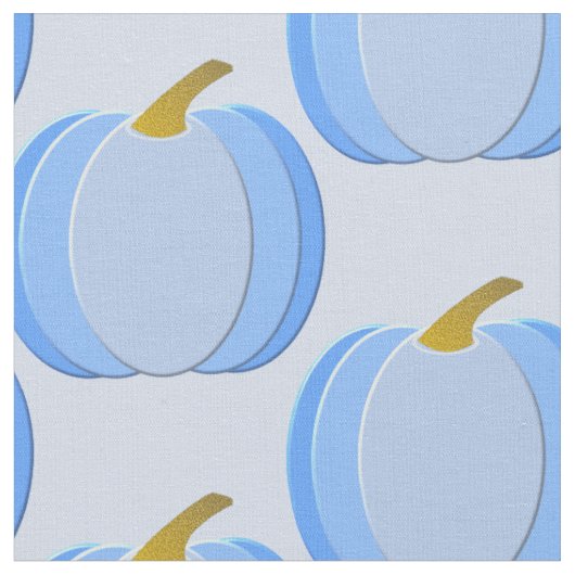 Niedlich Blue Baby Boy Pumpkin Custom Stoff (Nahaufnahme)