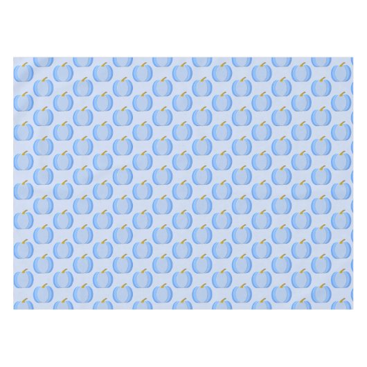 Niedlich Blue Baby Boy Pumpkin Gemustert Baby Dusc Tischdecke (Vorderseite (Horizontal))