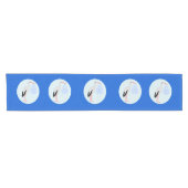 Niedlich Blue Baby Boy Stork Baby Dusche Kurzer Tischläufer (Horizontal)