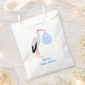 Niedlich Blue Baby Boy Stork Custom Baby Dusche Geschenktütchen (Ausgeschnitten)