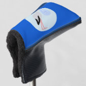 Niedlich Blue Baby Boy Stork Golf Headcover (3/4 Vorderseite)