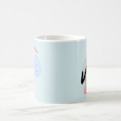 Niedlich Blue Baby Boy Stork Kaffeetasse (Mittel)