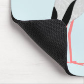 Niedlich Blue Baby Boy Stork Mousepad (Ecke)