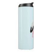 Niedlich Blue Baby Boy Stork Thermosbecher (Nach links gedreht)