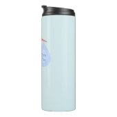 Niedlich Blue Baby Boy Stork Thermosbecher (Nach rechts gedreht)