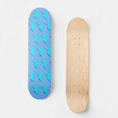 Niedlich Blue Baby Boy Unicorn Skateboard (Vorderseite)