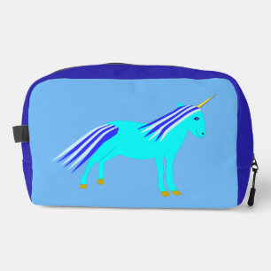 Niedlich Blue Baby Boy Unicorn Waschbeutel