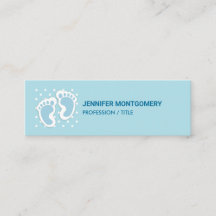 Niedlich Blue Baby Boy's Feet Illustration