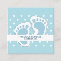 Niedlich Blue Baby Boy's Feet Illustration